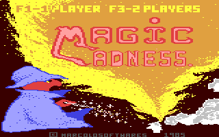 Magic Madness Title Screen